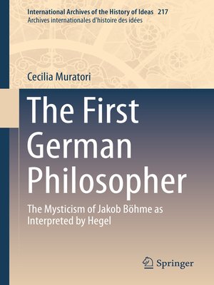 cover image of The First German Philosopher